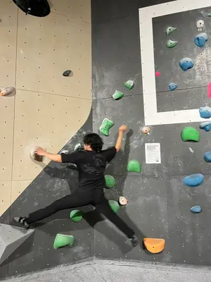 Fathy Rashad hobby - Bouldering