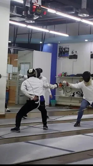 Fathy Rashad hobby - Fencing