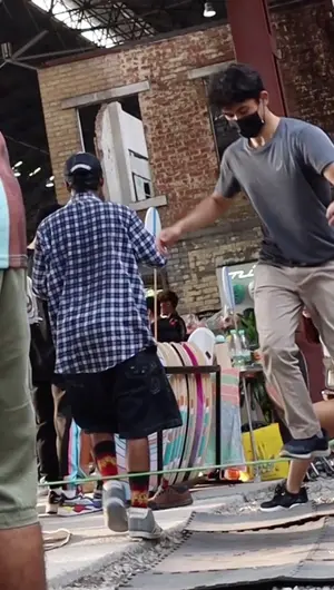 Fathy Rashad hobby - Slacklining