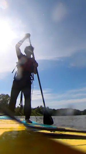 Fathy Rashad hobby - Stand Up Paddle